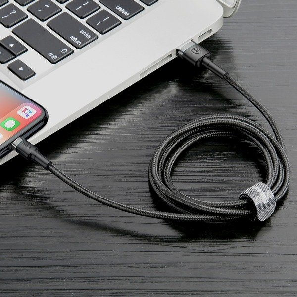 Baseus Cafule | Nylon USB til Lightning-kabel for iPhone 50cm 2.4A