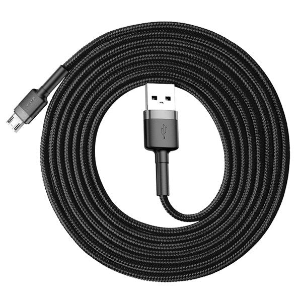 Baseus Cafule | Nylon dobbeltsidig USB til Micro USB-kabel 2m