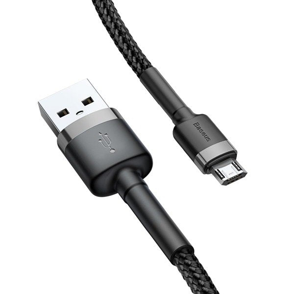 Baseus Cafule | Nylon dobbeltsidig USB til Micro USB-kabel 2m