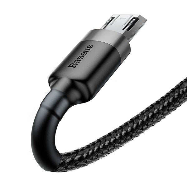 Baseus Cafule | Nylon dobbeltsidig USB til Micro USB-kabel 2m