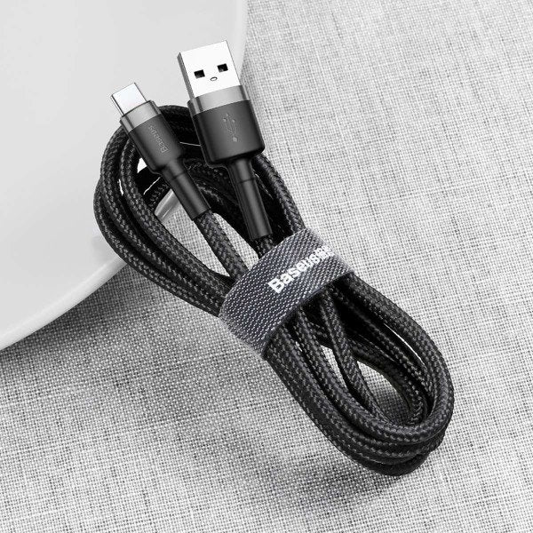 Baseus Cafule Cable | Nylon USB-C Type-C Quick Charge 3.0 2A 200cm-kabel