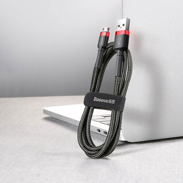 Baseus Cafule Cable | Nylon USB-Micro USB dobbeltsidig 1.5A 2M