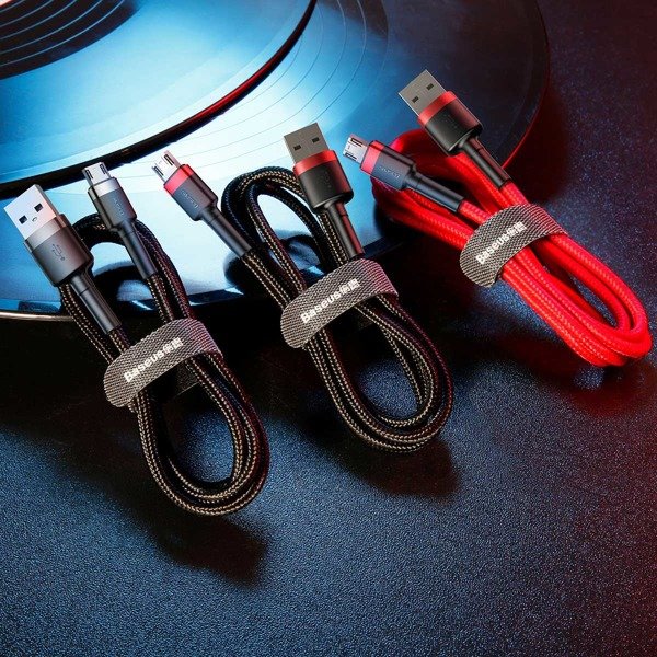 Baseus Cafule Cable | Nylon USB-Micro USB dobbeltsidig 1.5A 2M