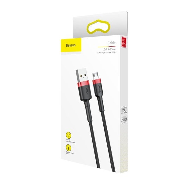 Baseus Cafule Cable | Nylon USB-Micro USB dobbeltsidig 1.5A 2M