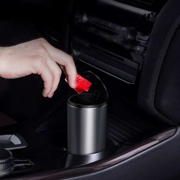 Baseus Gentleman Style | Kompakt bilavfallskurvorganisator 500ml + poser