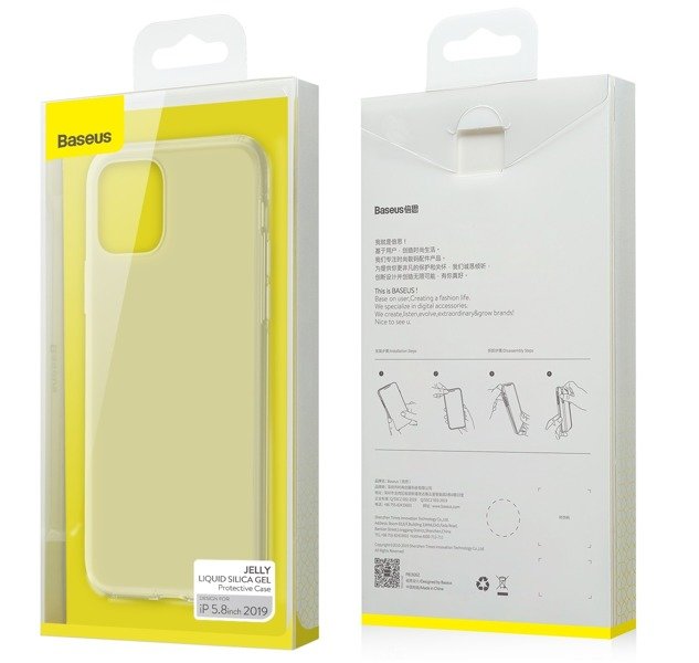 Baseus Jelly Liquid Silica Gel | Slankt beskyttende etui til iPhone 11 Pro 5.8'' 2019 EOL