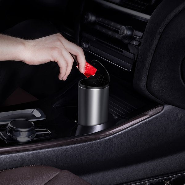 Baseus Gentleman Style | Kompakt bilavfallsbeholder 500ml organizer + poser