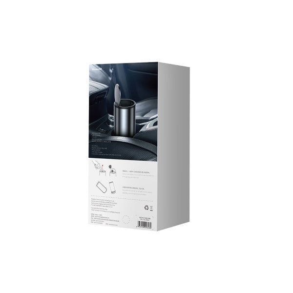 Baseus Gentleman Style | Kompakt bilavfallsbeholder 500ml organizer + poser