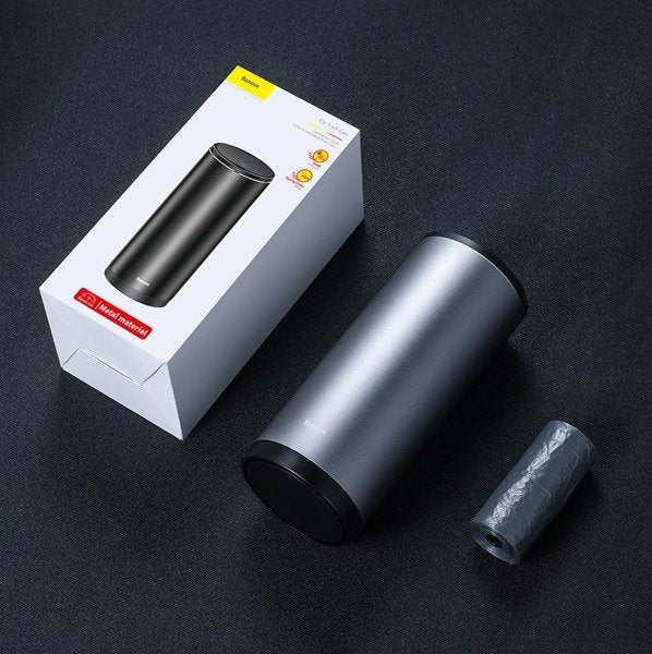 Baseus Gentleman Style | Kompakt bilavfallsbeholder 500ml organizer + poser