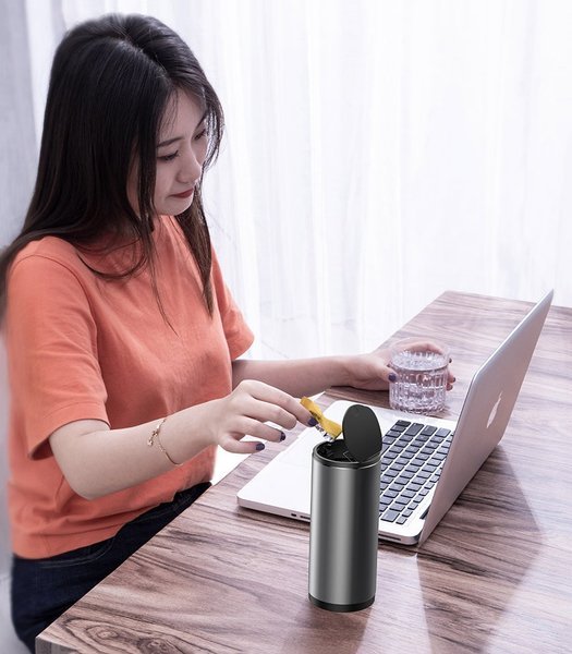 Baseus Gentleman Style | Kompakt bilavfallsbeholder 500ml organizer + poser