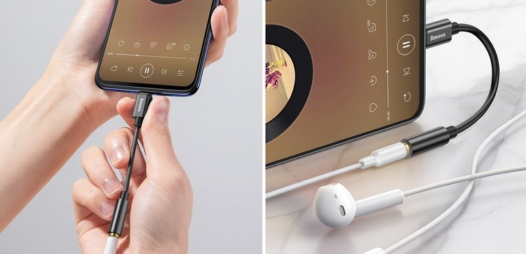 Baseus L54 | USB-C Type-C til Mini Jack 3.5mm DAC-lydadapter