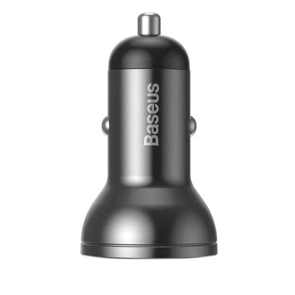 Baseus Digital Display | Dobbel USB 4.8A 24W LCD-bil lader