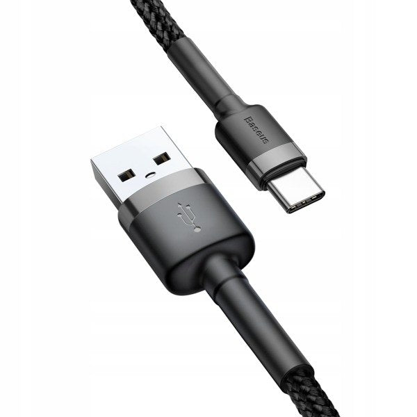 Baseus Cafule Cable | Nylon USB-C Type-C Quick Charge 3.0-kabel 50cm 3A