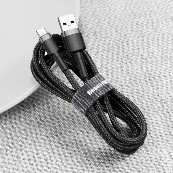 Baseus Cafule Cable | Nylon USB-C Type-C Quick Charge 3.0-kabel 50cm 3A