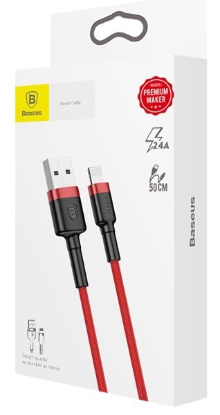 Baseus Cafule cable | USB til Lightning-kabel for iPhone 2.4A 50cm