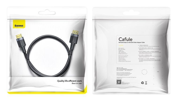 Baseus Cafule | HDMI-HDMI 4K60Hz FULL HD-kabel 1m