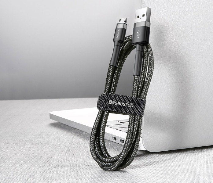 Baseus Cafule | Nylon Micro-USB til USB-kabel med Quick Charge 2.4A 50cm