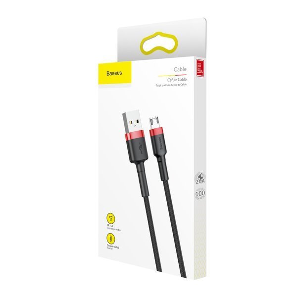 Baseus Cafule | Dobbelt Micro USB Quick Charge 2.4A-kabel 100cm