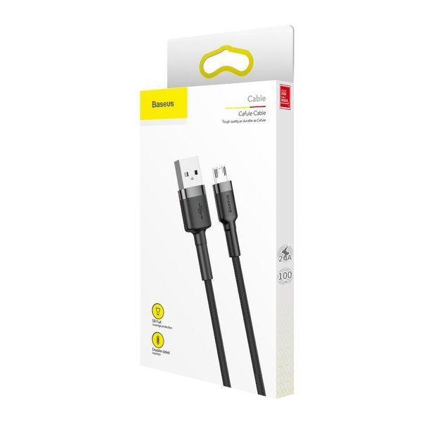 Baseus Cafule | Dobbelt Micro USB Quick Charge 2.4A-kabel 100cm