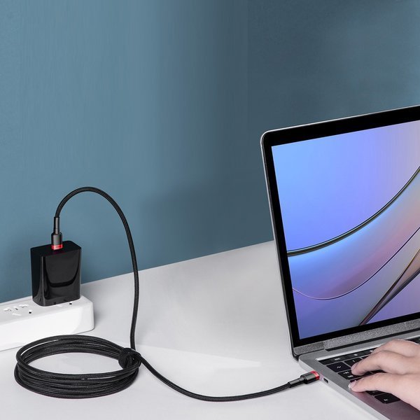 Baseus Cafule | USB-C Type-C Power Delivery 100W Quick Charge 4.0 3.0-kabel 2m