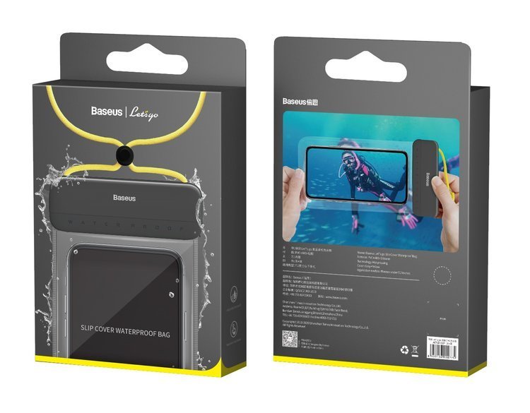 Baseus Let's go Slip | Vanntett etui for telefoner opptil 7,2''