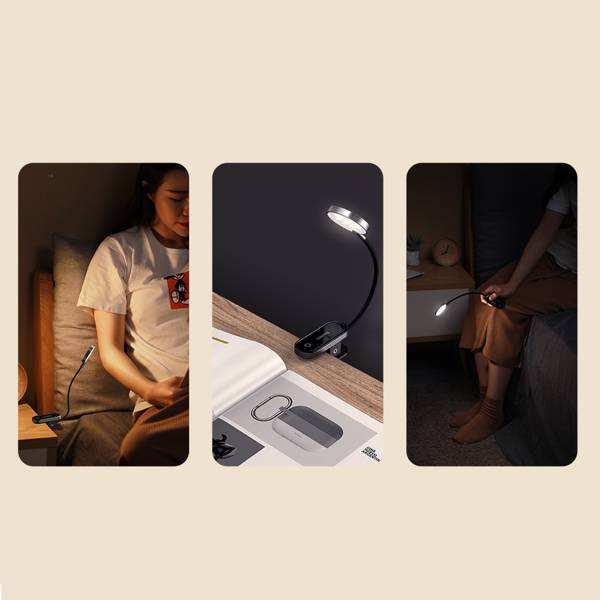 Baseus Mini Clip Lamp | Trådløs LED-lampe med klips