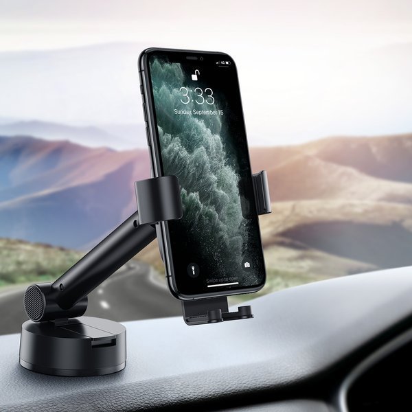 Baseus Simplism | Teleskopisk bilholder for telefon på frontrute og dashbord