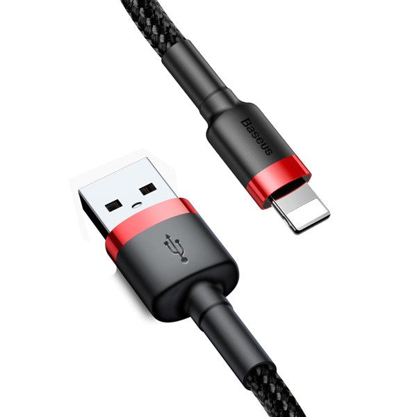 Baseus Cafule | USB til Lightning-kabel for iPhone 6 7 8 X 2.4A 50cm