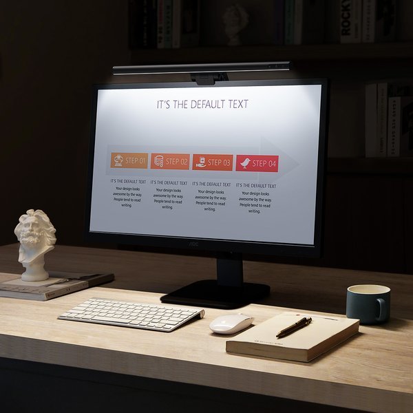 Baseus i-wok-serien | LED-skrivebordslampe for datamaskinmonitor