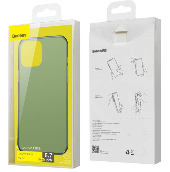 Baseus Frosted Glass | Etui til iPhone 12 Pro Max 6.7'' 2020 EOL