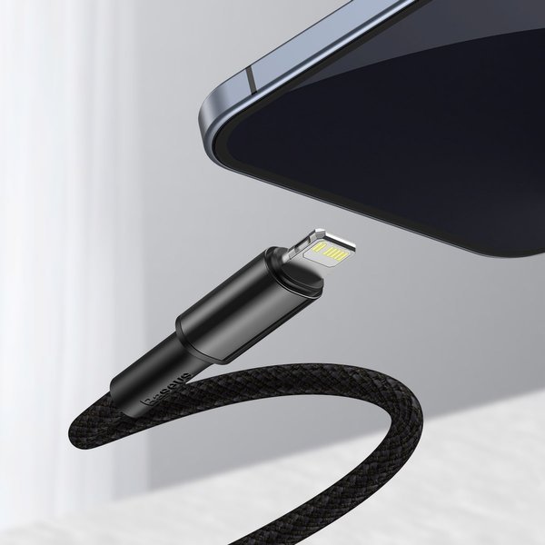 Baseus High Density | USB-C Lightning-kabel til iPhone Power Delivery 20W 18W, 2m