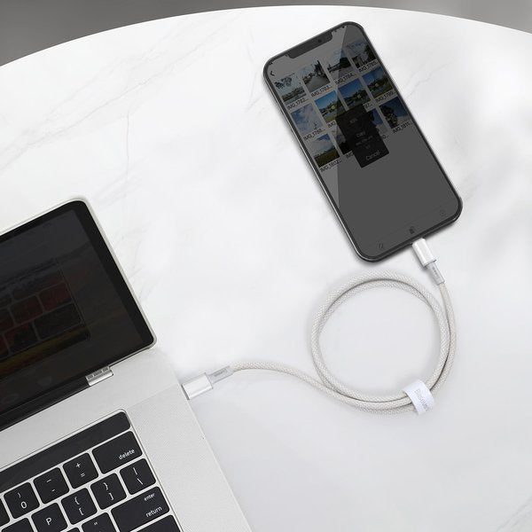 Baseus High Density | USB-C Lightning-kabel til iPhone Power Delivery 20W 18W, 2m