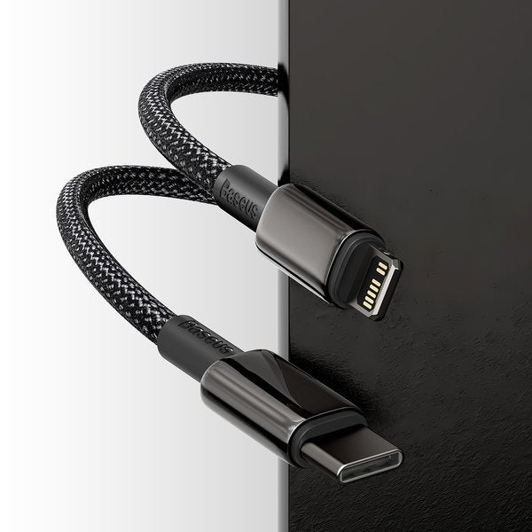 Baseus Tungsten Gold | USB-C - Lightning-kabel til iPhone Power Delivery 20W 18W, 2m