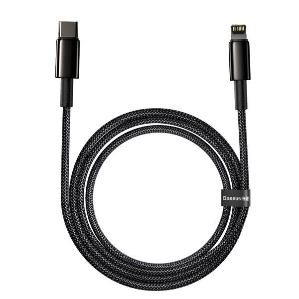 Baseus Tungsten Gold | USB-C - Lightning-kabel til iPhone Power Delivery 20W 18W, 2m