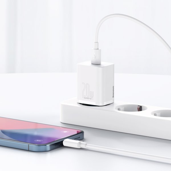 Baseus Super Si | Nettadapter USB-C Type-C PD QC3.0 20W, EOL