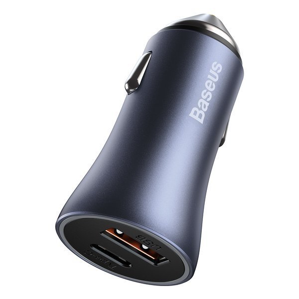Baseus Golden Contactor Pro | Car charger USB USB-C 40W PD QC 4.0 Samsung AFC Huawei FCP + USB - USB-C cable