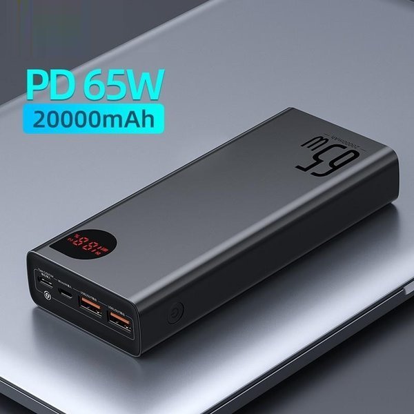 Baseus Adaman 65W | Power Bank USB USB-C 65W QC 4.0 PD Huawei SCP 5A Samsung AFC