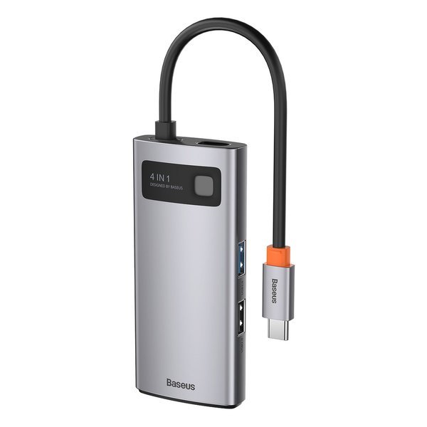 Baseus Metal Gleam Series | USB-C - HDMI 4K USB2.0 USB3.0 USB-C PD 100W HUB adapter
