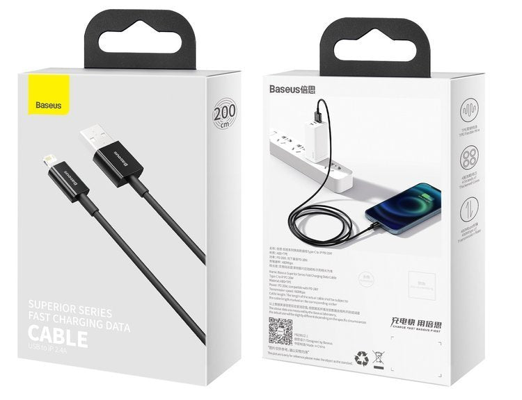 Baseus Superior Series | USB - Lightning cable for iPhone iPad 2m 2.4A