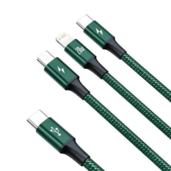 Baseus Rapid | 3-in-1 USB-C - USB-C Lightning Micro PD 20W 3.5A cable