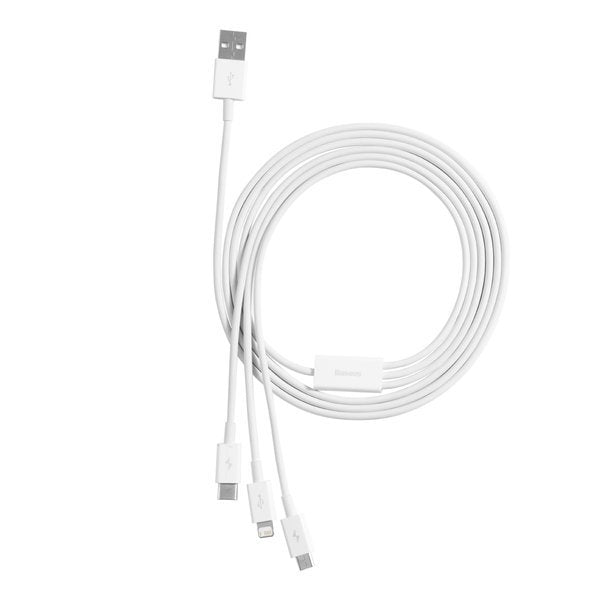 Baseus Superior | 3-in-1 USB - USB-C Micro Lightning 3.5A cable