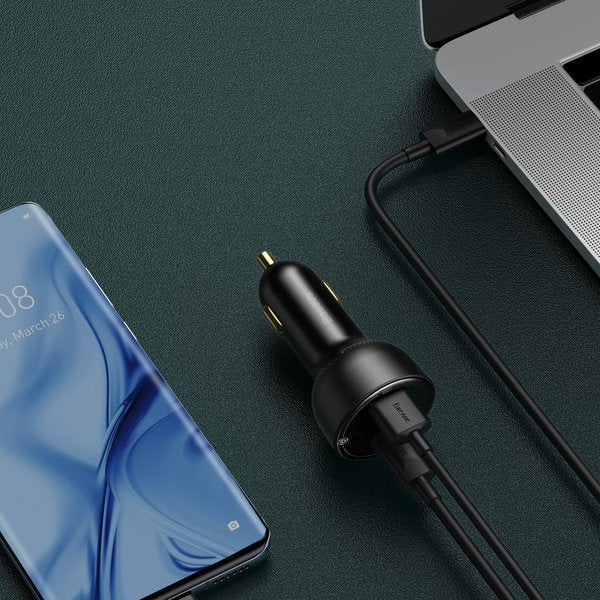 Baseus Supreme Digital Display | Bilader USB Type-C USB-C 100W Power Delivery 3.0 Quick Charge 4.0 SCP