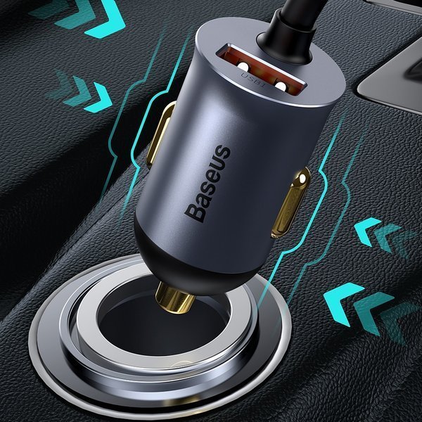 Baseus Share Together PPS | Bilader med 2x USB-A + 2x Type-C splitter 120W