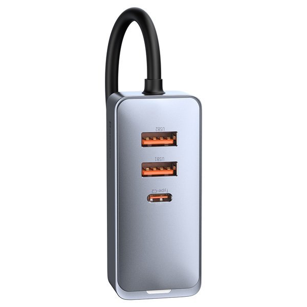 Baseus Share Together PPS | Bilader med 2x USB-A + 2x Type-C splitter 120W