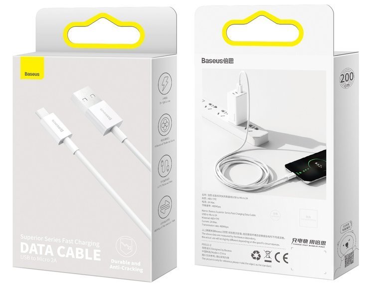 Baseus Superior | USB - Micro kabel 2A 2m