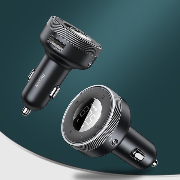 Baseus Enjoy Car | FM-sender AUX Bluetooth 5.0 Bilader 2x USB