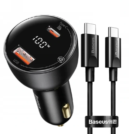 Baseus Supreme | Bilader 100W USB-C USB med Power Delivery QC 4.0+