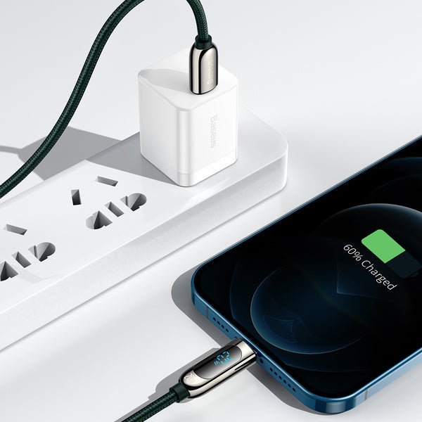 Baseus Display Fast Charging | USB-C - Lightning kabel for iPhone Power Delivery 20W 2m