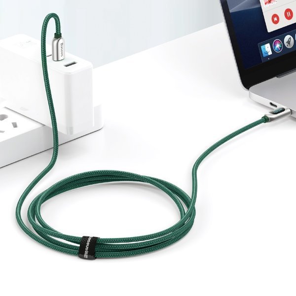 Baseus Display | Kabel Type-C USB-C 5A 100W med skjerm Power Delivery Quick Charge 4.0 2m