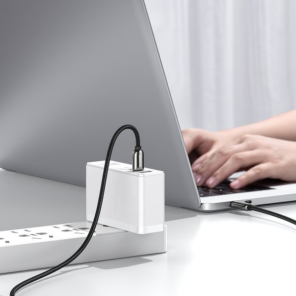 Baseus Display Fast Charging | Kabel Type-C USB-C 5A 100W med skjerm Power Delivery Quick Charge 4.0 2m